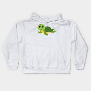 Green Turtle Kids Hoodie